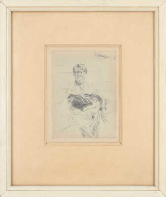 Серов Валентин Александрович. Мальчик с петухом 